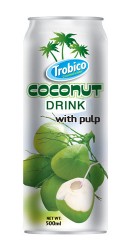 500ml Canned Coconut Drink with Pulp